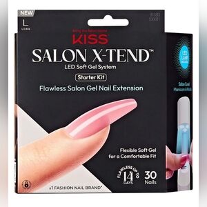 KISS Salon X-tend LED Soft Gel System Press on Nails